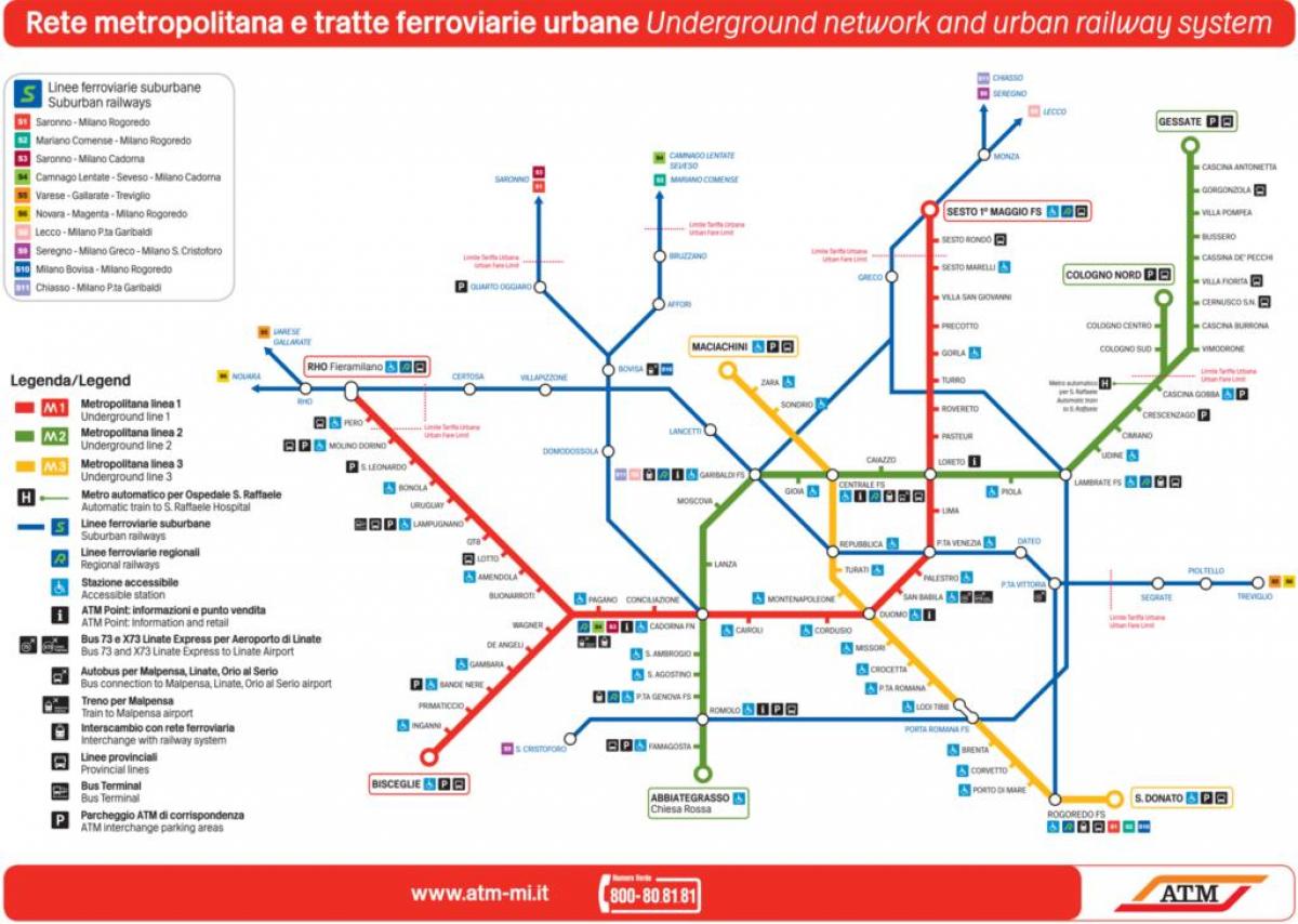mapa ng lampugnano bus station ng milan