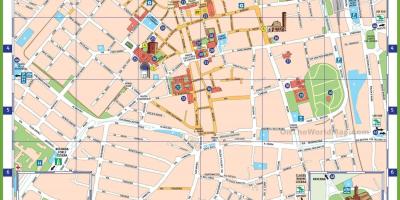 Milan italy atraksyon mapa